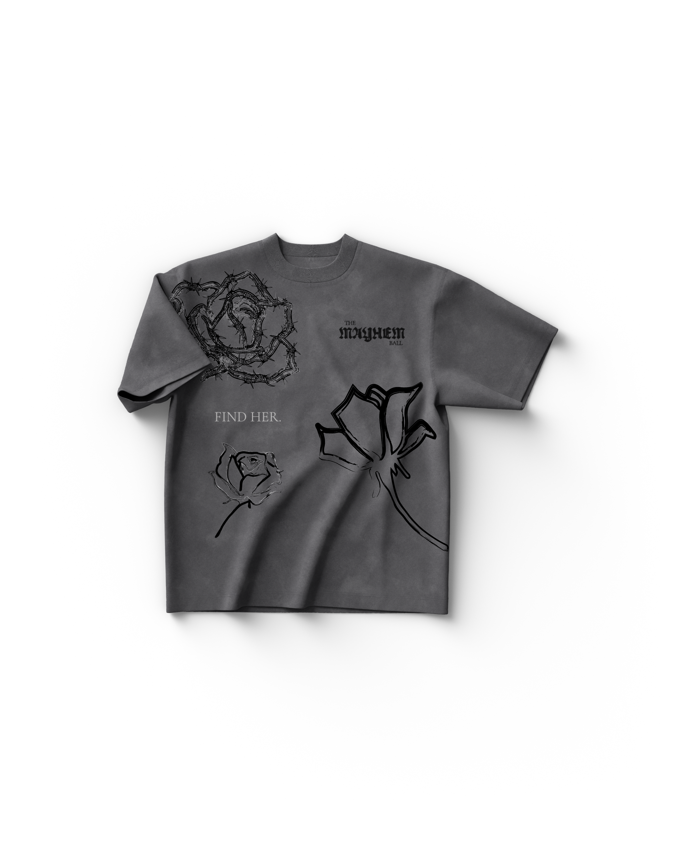 Roses T-Shirt - Lady Gaga Official Store Roses T-Shirt - Lady Gaga Official Store