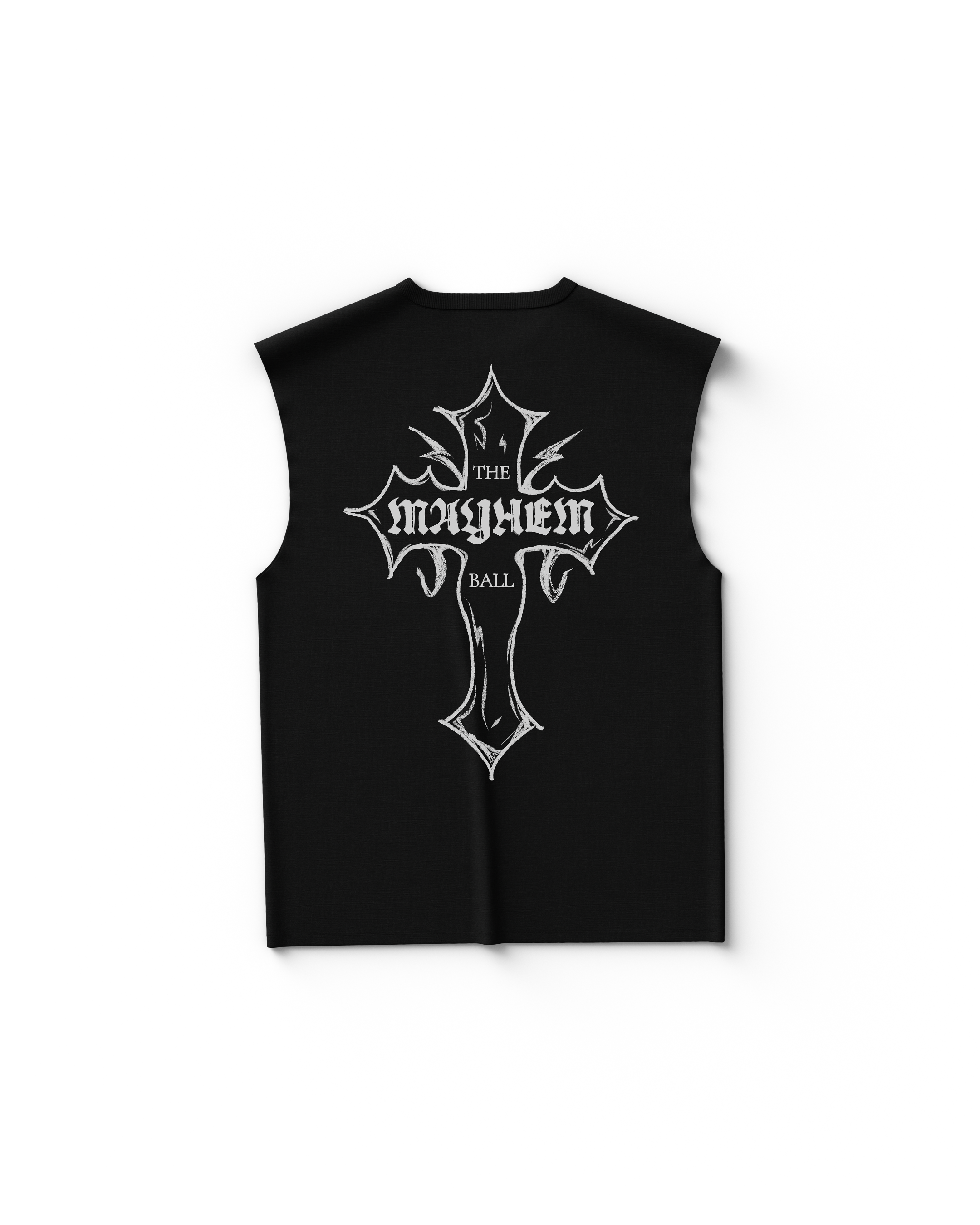 MAYHEM Cross Cropped Tank Back