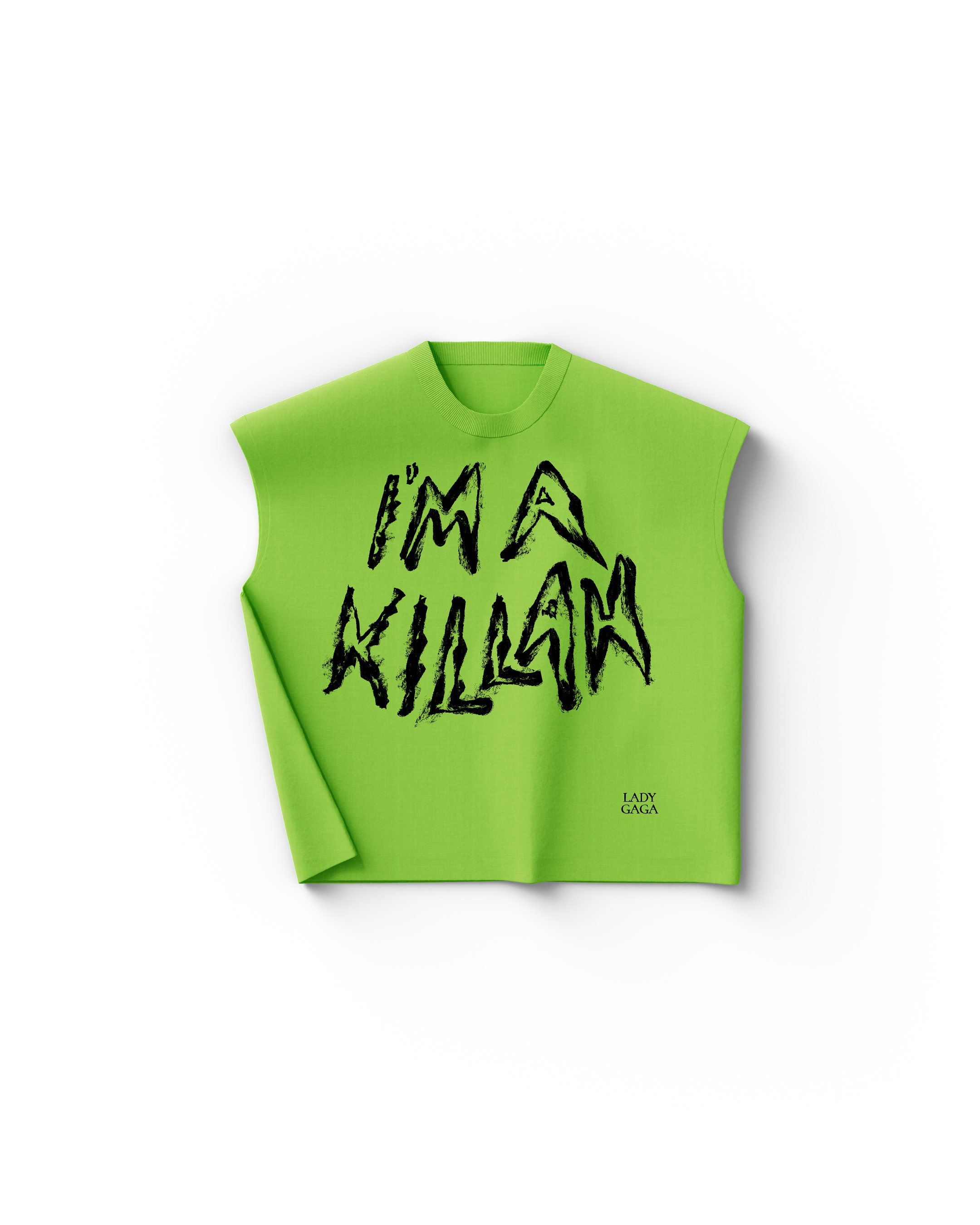 新品未使用: Lady GAGA KILLAH LACED SS TEE XXL I'm A Killah Cutoff - Lady Gaga Official Store