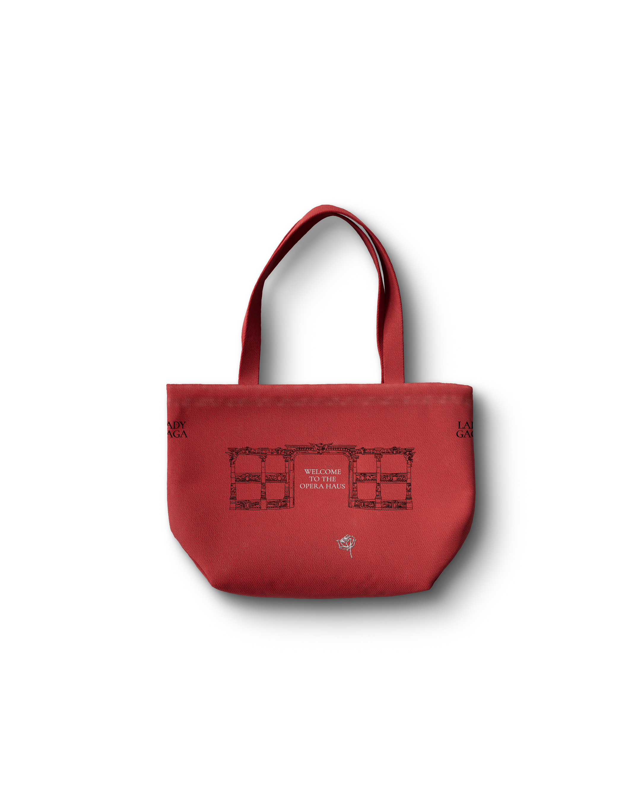 Red Opera Haus Tote Back