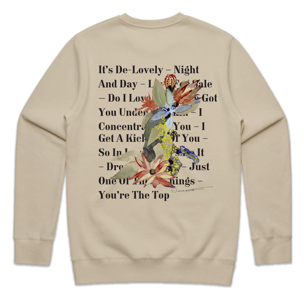 Love For Sale Tracklist Crewneck Sweatshirt