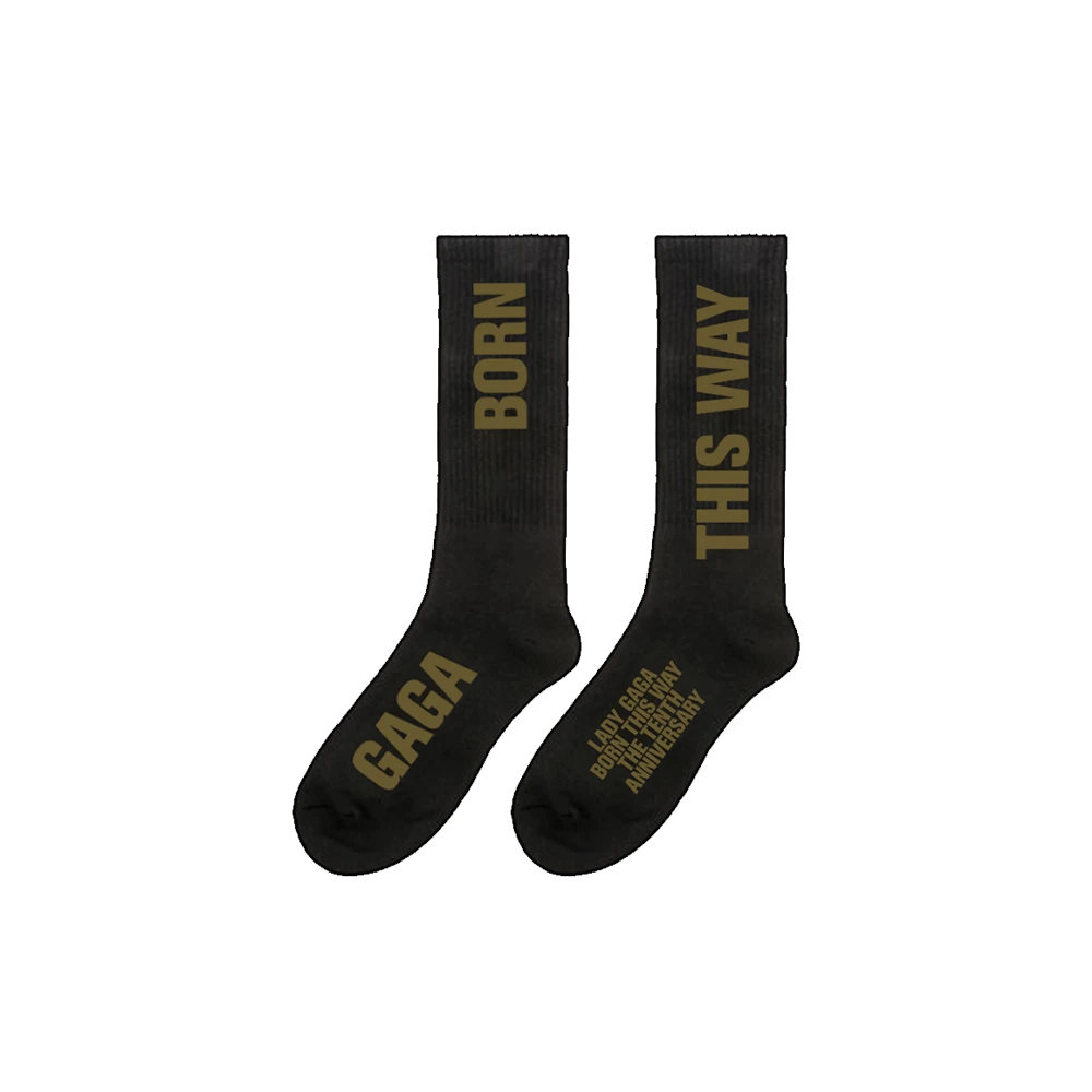 THE TENTH ANNIVERSARY BLACK SOCKS