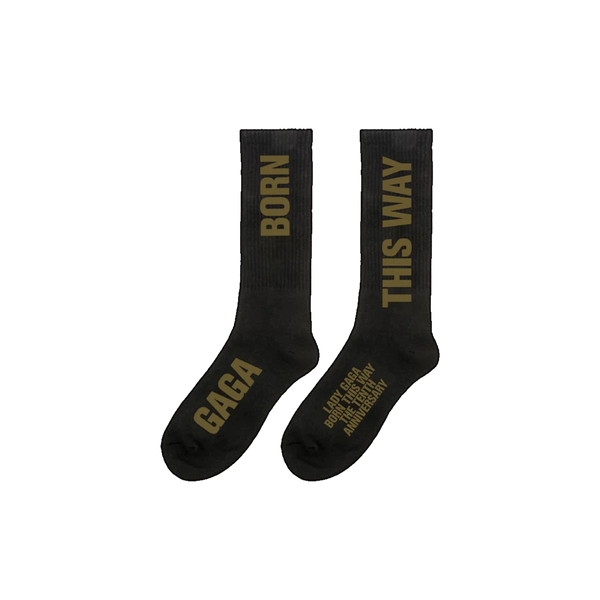 THE TENTH ANNIVERSARY BLACK SOCKS Lady Gaga Official Store