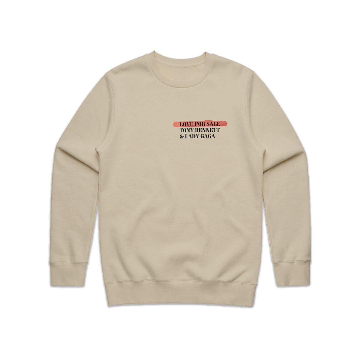 Love For Sale Tracklist Crewneck Sweatshirt