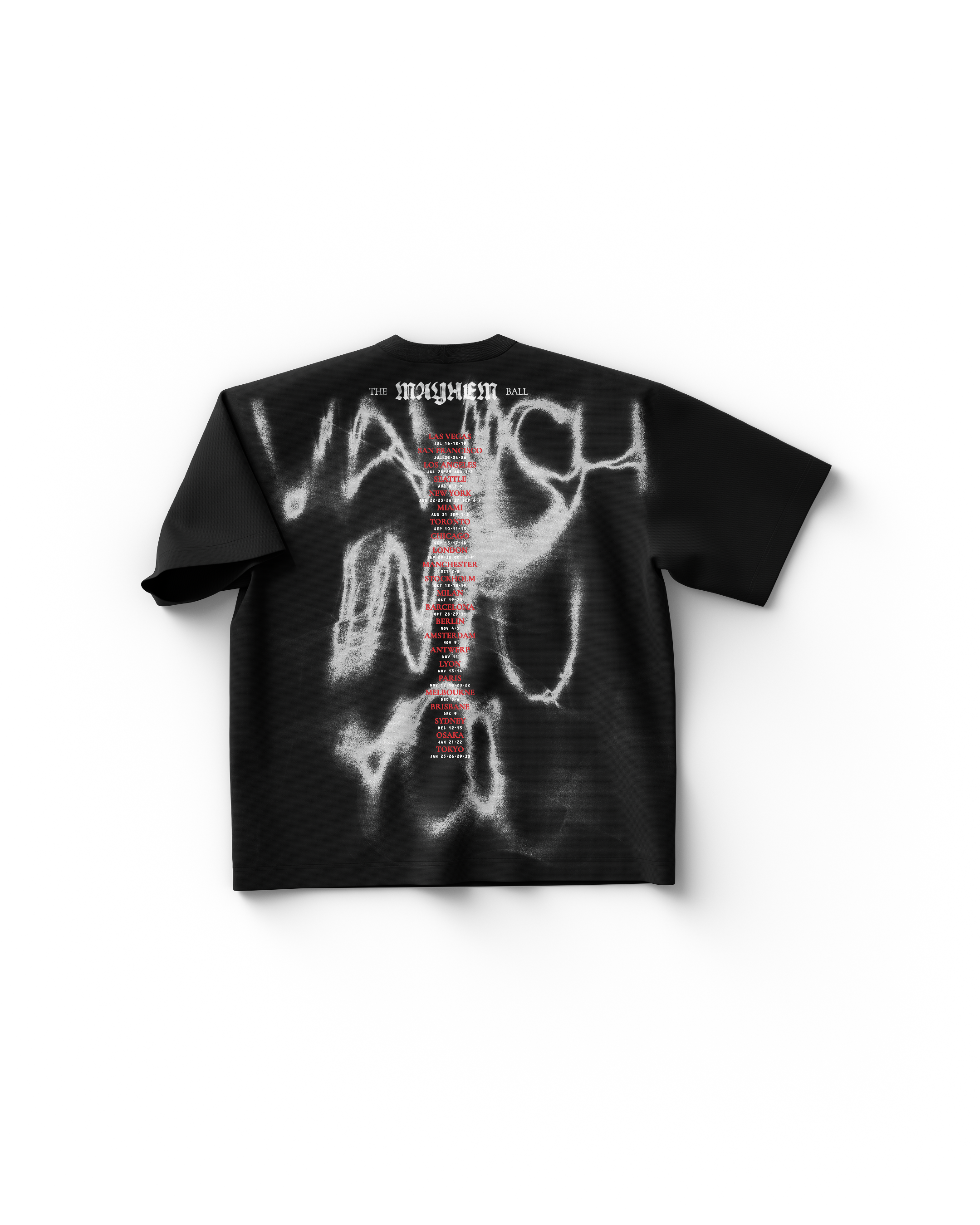 LADYGAGA MAYHEM POPUP Tシャツ Lady Gaga Mayhem Ball Tour - London