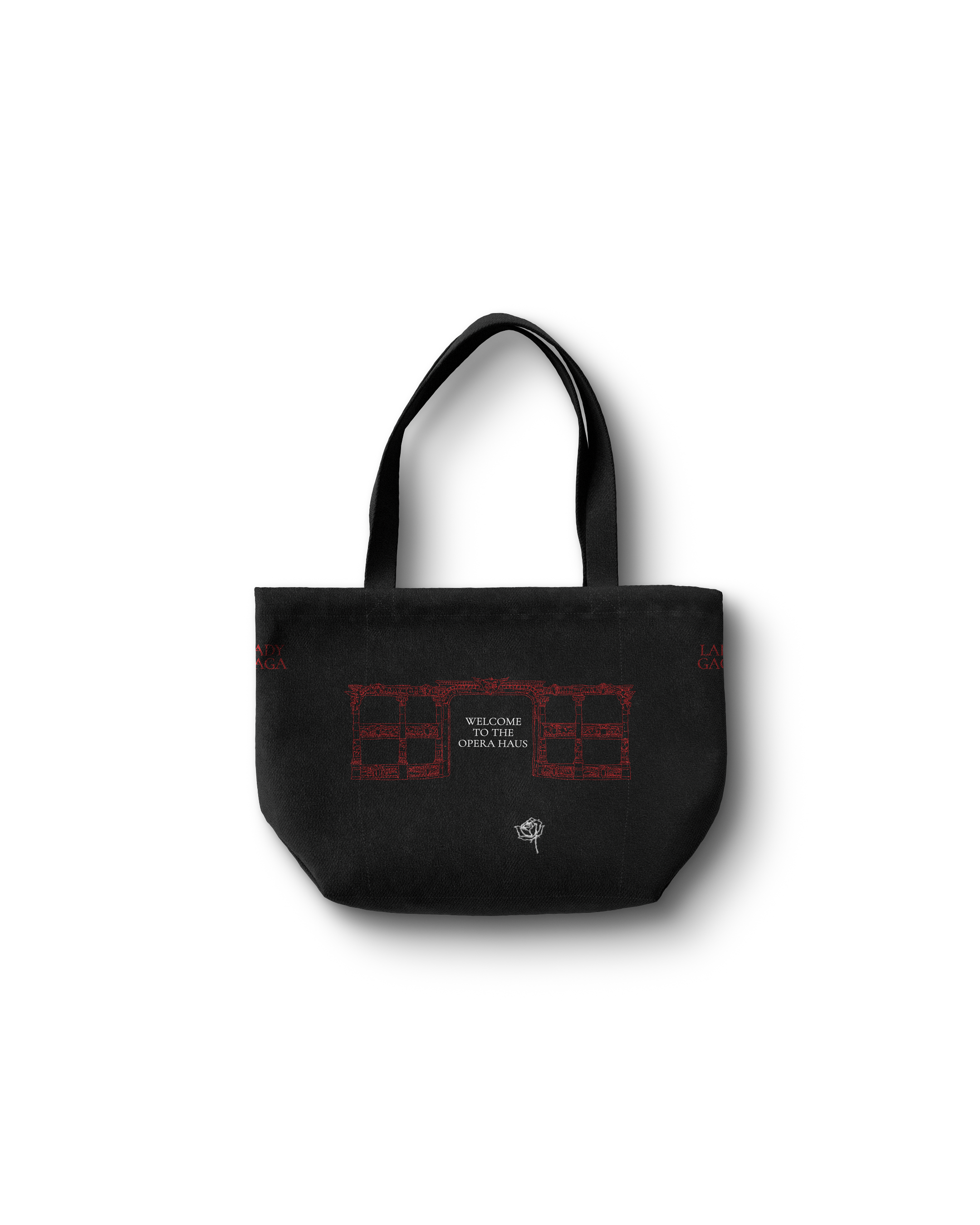 LADY GAGA MAYHEM BALL TOUR OFFICIAL GRAY OPERA HAUS TOTE BAG LADY 
